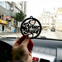 Kişiye Özel Pleksi Dikiz Aynası Süsü